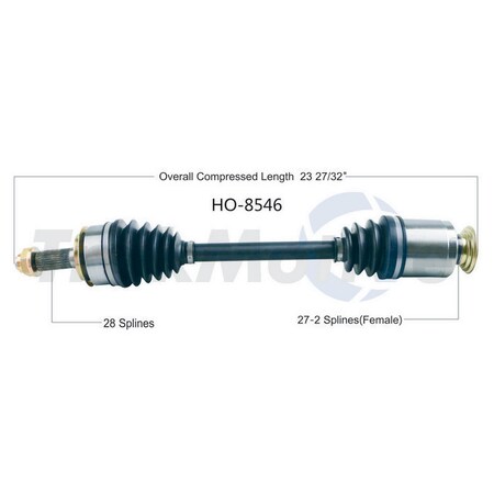 Surtrack Axle Cv Axle Shaft, Ho-8546 HO-8546